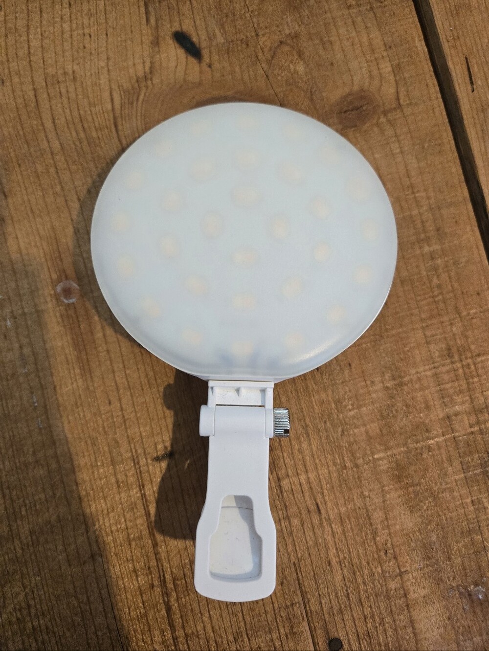 Portable Clip-On LED Light - White